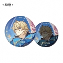 【グッズ-バッチ】原神 Another Prologueシリーズ リフレクター缶バッジファルカAの画像