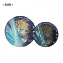 【グッズ-バッチ】原神 Another Prologueシリーズ リフレクター缶バッジファルカDの画像