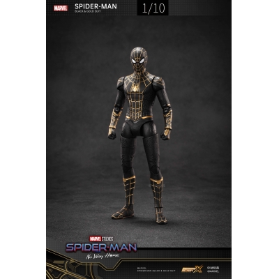 【アクションフィギュア】7インチ Xシリーズ スパイダーマン ブラック&ゴールドスーツ ノー・ウェイ・ホーム