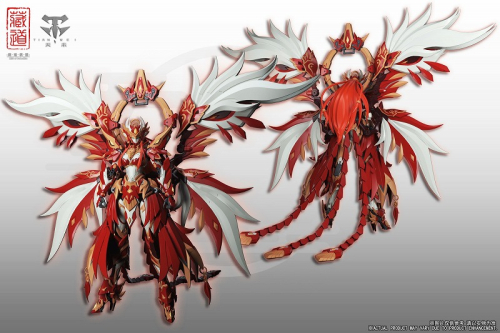 アクションフィギュア】CD-03 四聖獣 朱雀 合金可動フィギュア 