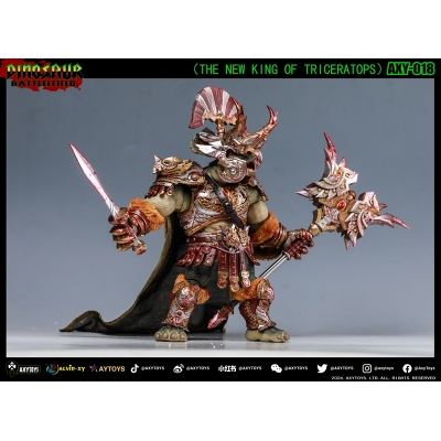 【アクションフィギュア】ダイナソー・バトルフィールドシリーズ トリケラトプス AXY-018(新国王) 豪華版 1/9