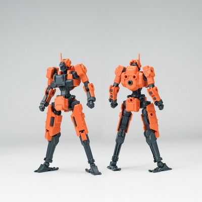 【プラモデル】3 min projectシリーズ FENRIR(フェンリル) オレンジ 1/18