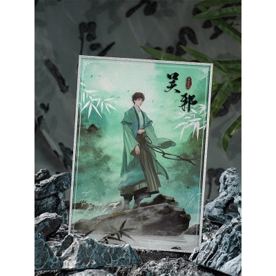 【グッズ-色紙】盗墓筆記 世雪峰出塵 アクリル色紙【呉邪】