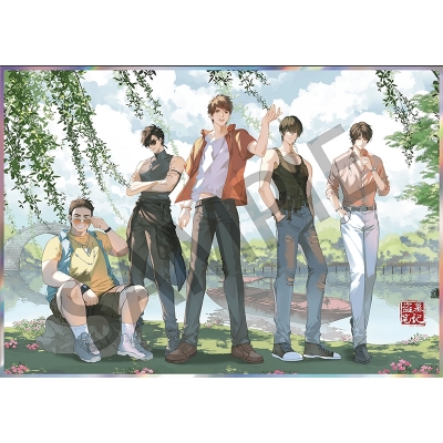 【グッズ-色紙】盗墓筆記 夏日悠常 色紙【五人】