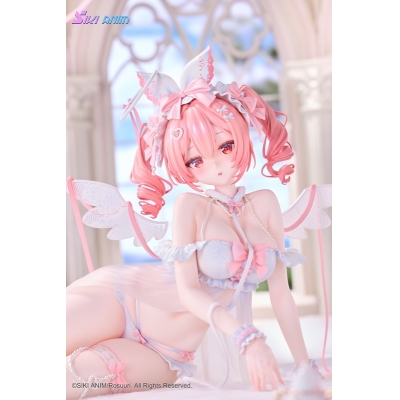 【美少女フィギュア】白うさぎRosu 天使ver. Illustrated by Rosuuri 1/4 完成品フィギュア 特典版【メーカー特典付】