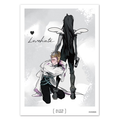 【グッズ-複製原画】ALIEN STAGE DLC : Love Hate 複製原画 Hyuna&Luka