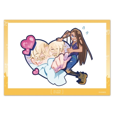 【グッズ-複製原画】ALIEN STAGE DLC : Fruity Heart 複製原画 Hyuna&Luka