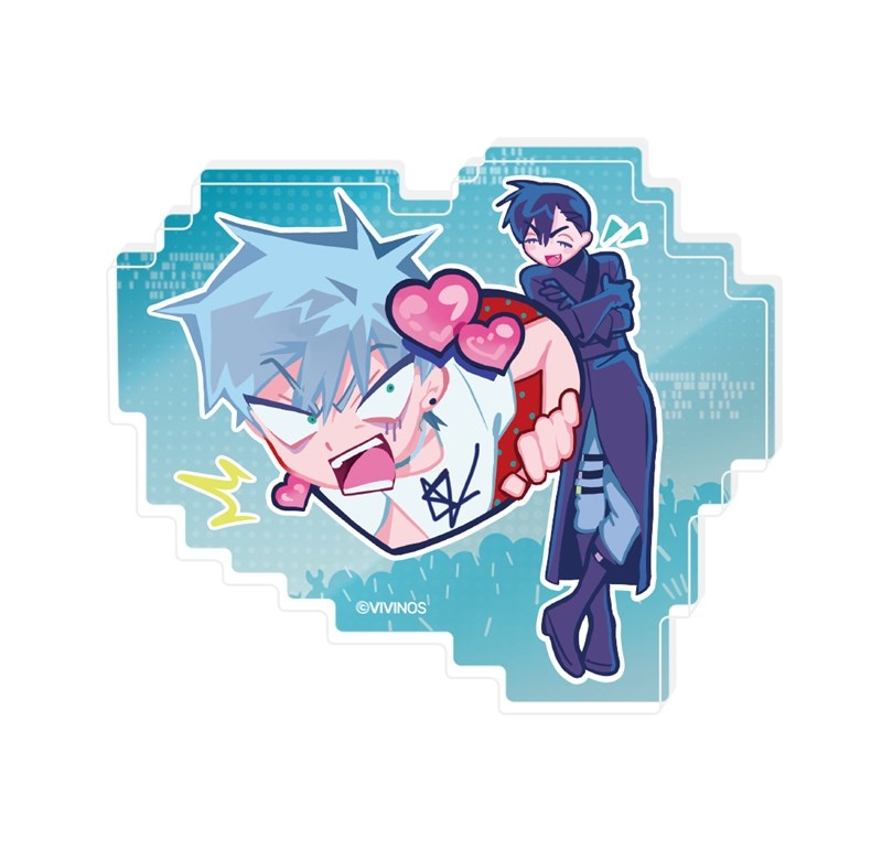 【グッズ-マグネット】ALIEN STAGE DLC :Love Hate& Fruity Heart トレーディングアクリルマグネット