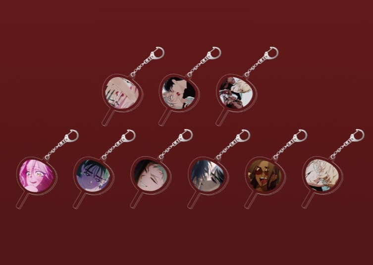 【グッズ-キーホルダー】ALIEN STAGE Karmic Angelシリーズ トレーディング歌詞キーホルダー