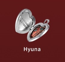 【グッズ-ペンダント】ALIEN STAGE Karmic Angelシリーズ　ハート型フォトフレームペンダント　Hyuna