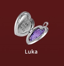 【グッズ-ペンダント】ALIEN STAGE Karmic Angelシリーズ　ハート型フォトフレームペンダント　Luka