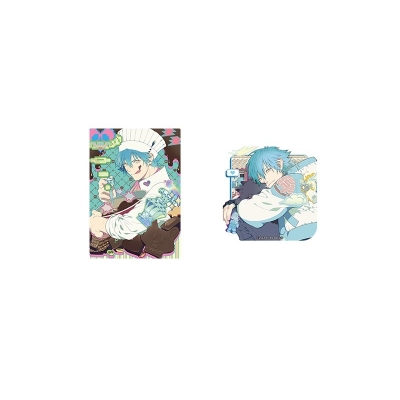 【グッズ-セットもの】DRAMAtical Murder 缶バッジ&チェキ風カードセット 蒼葉