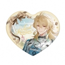 【グッズ-バッチ】鳴潮 「心に問いかけて」シリーズ ハート型缶バッジ リューク・ヘルセンVer.の画像