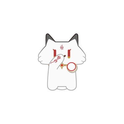 【グッズ-チャーム】鳴潮 『鳴潮』×『YUE XIN MEOW』 共鳴の日常テーマ ぬいぐるみチャーム 心Ver.