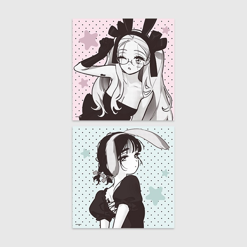 【グッズ-クッション】ALIEN STAGE バニステ_ふわふわクッション(MIZI&SUA.ver)