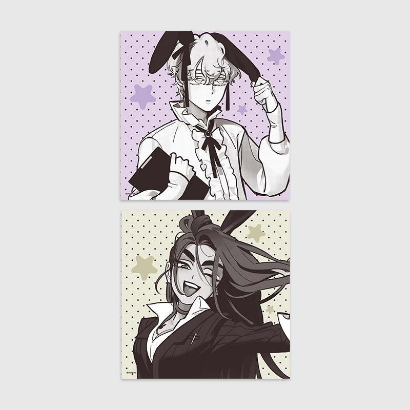 【グッズ-クッション】ALIEN STAGE バニステ_ふわふわクッション(LUKA&HYUNA.ver)