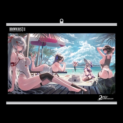 【グッズ-タペストリー】BROWNDUST2 タペストリー【ロマンチックなビーチ】