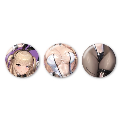 【グッズ-ピンバッチ】BROWNDUST2 ピンバッジセット_エレニール「シャドウバニー」