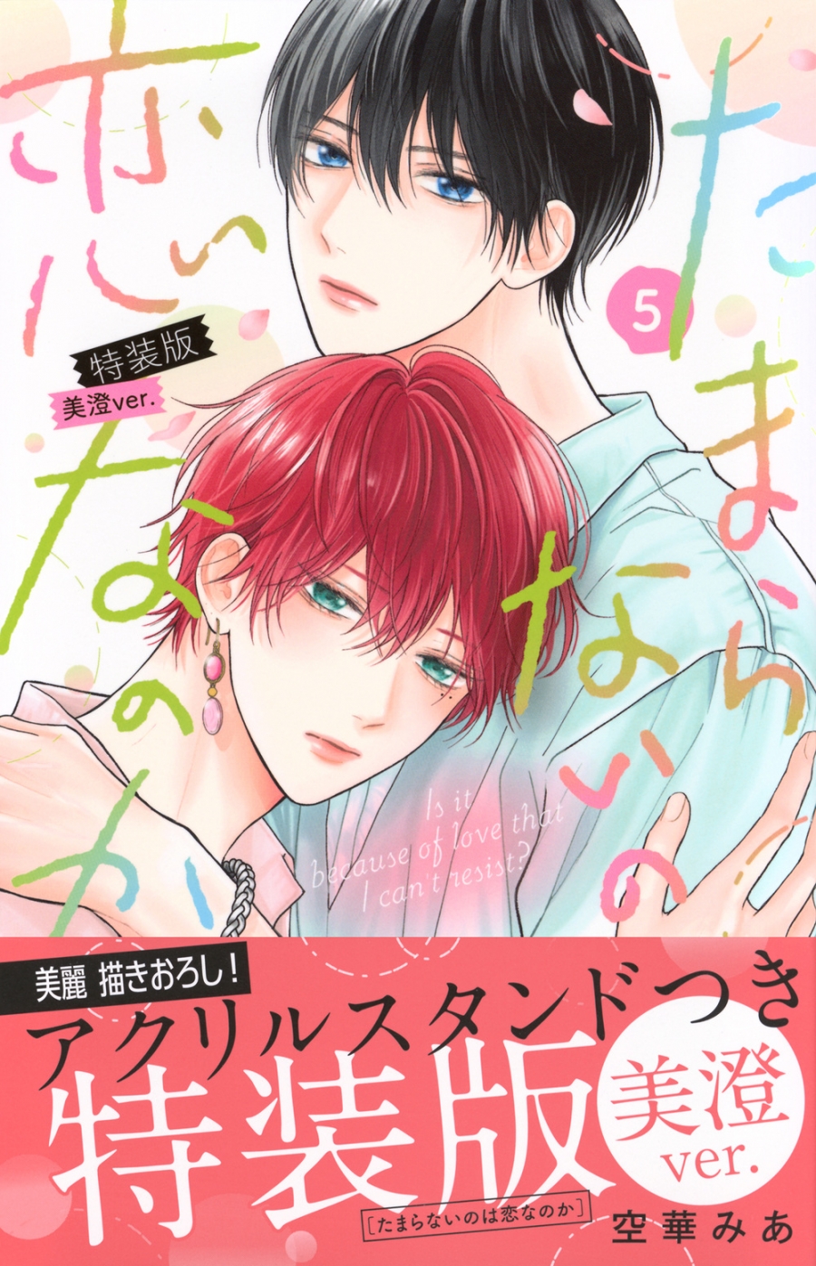 【コミック】たまらないのは恋なのか(5) 特装版 美澄ver.