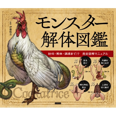 【その他(書籍)】モンスター解体図鑑 討伐・解体・調理まで!? 完全図解マニュアル